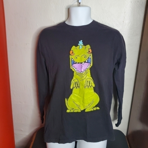NEFF Retro Rugrats Reptar Long Sleeve T-shirt Men Size M - Picture 1 of 9